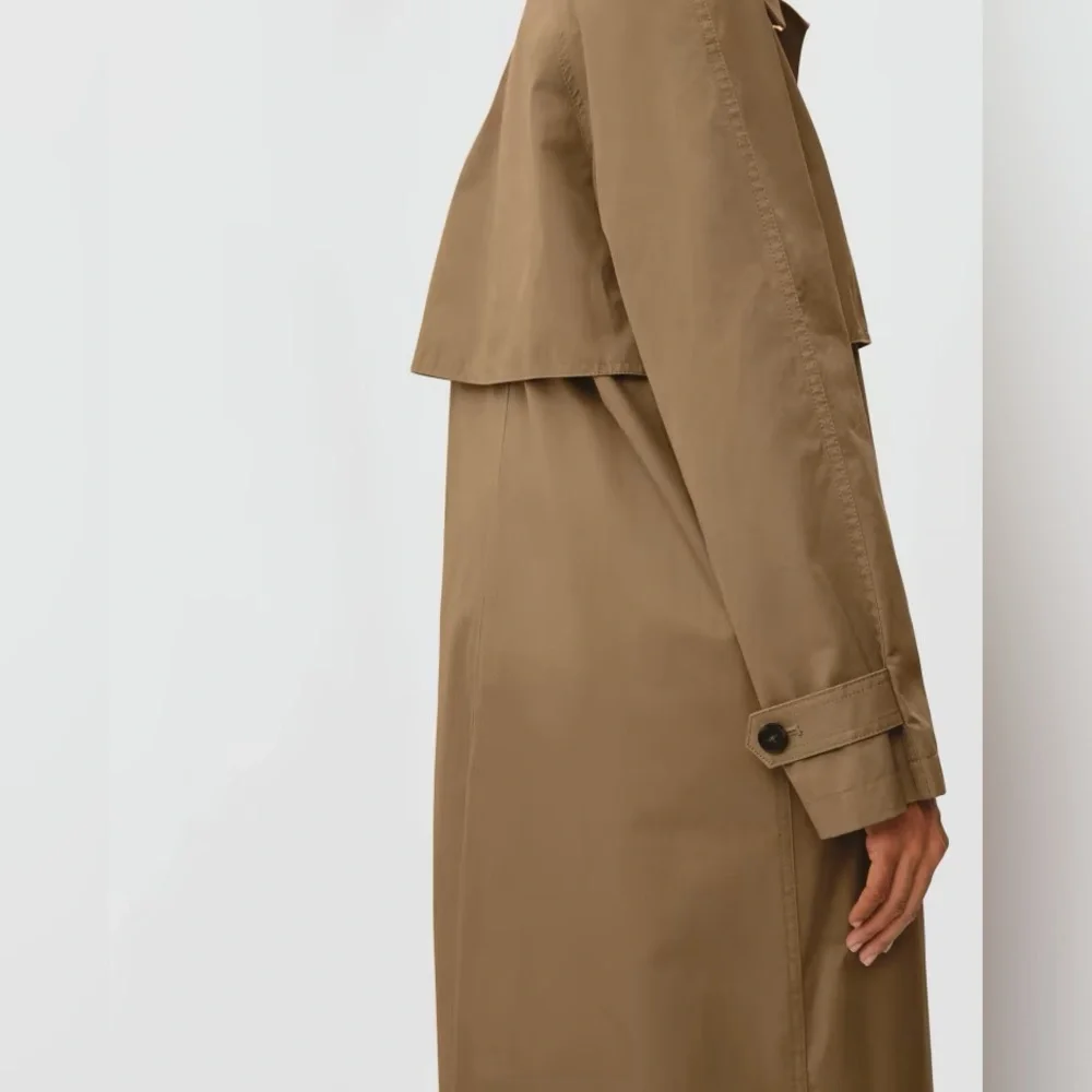 Everlane The Long Mac Trench Coat NWT Toasted Coconut - Picture 5 of 9